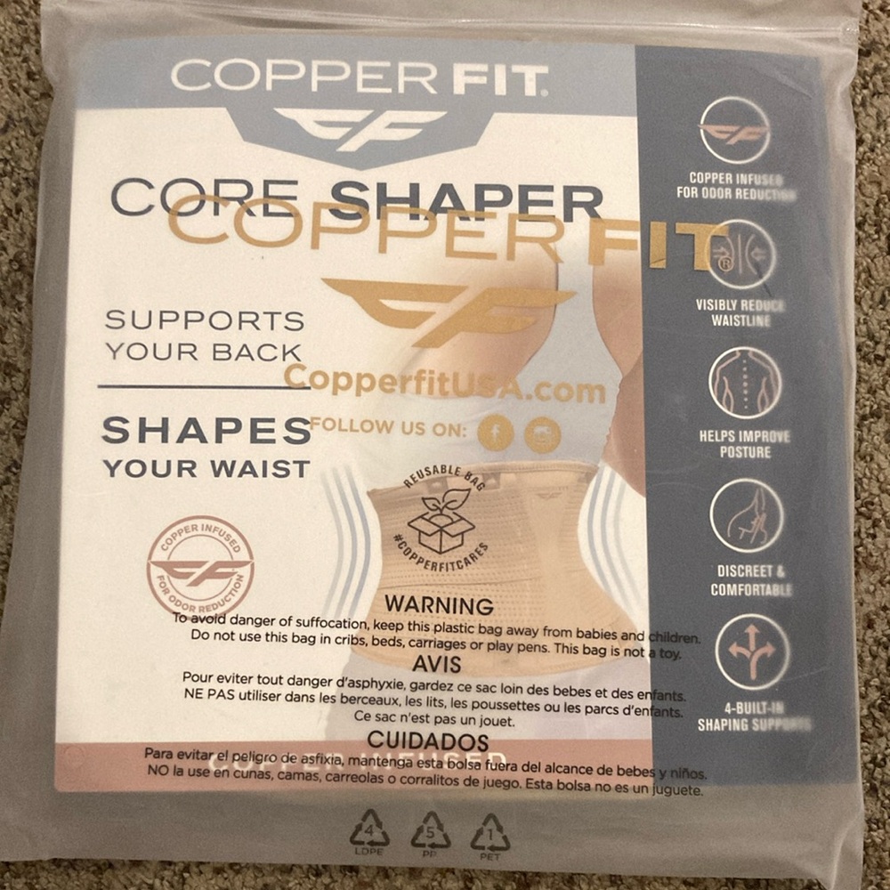 Copper FIT- Core Shaper- brand new in package